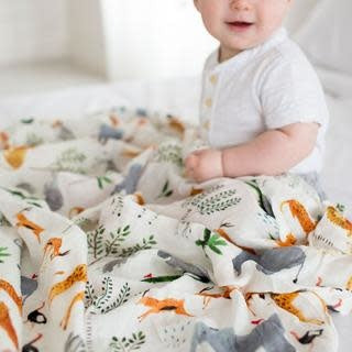 LLP Muslin Blanket (Safari Jungle)