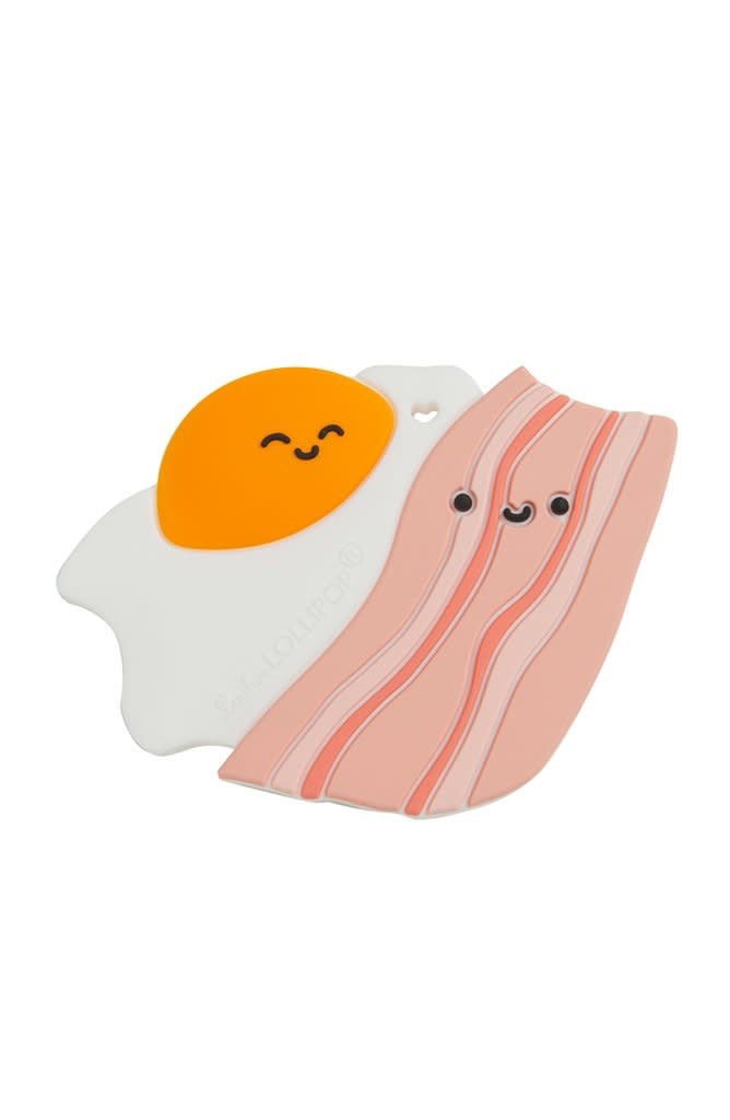 Silicone Teether (Bacon & Egg)