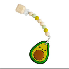 Lollipop Silicone TeetheR GEM Set (Avocado)