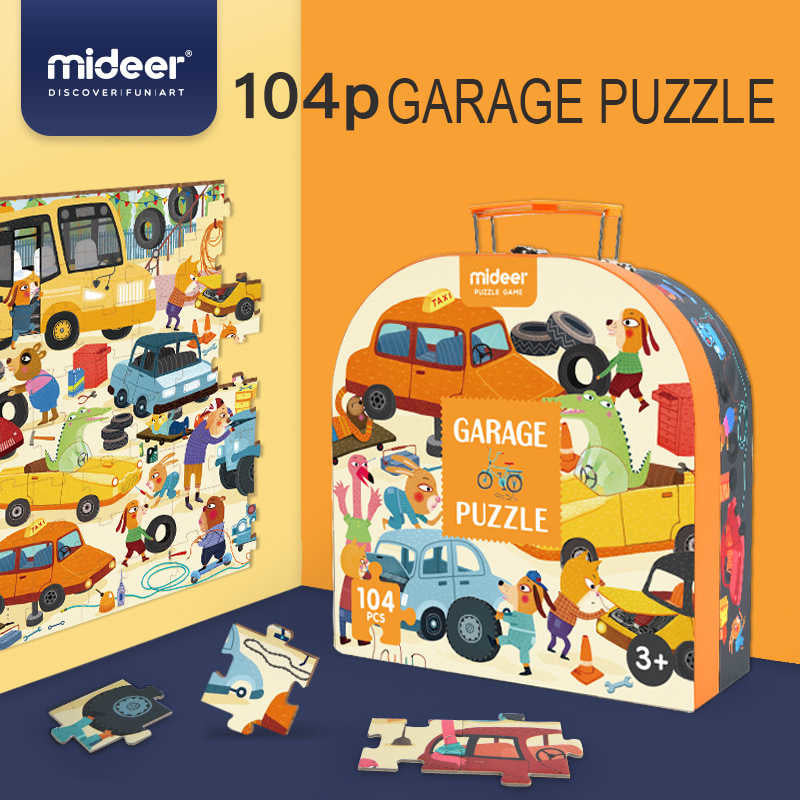 Mideer Garage Puzzle (104pc)