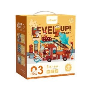 Mideer Level 3 Advanced Progressive Puzzle (Busy Community Helpers)