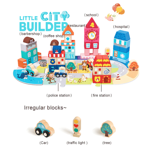 Mideer Little City Builder (100pc)