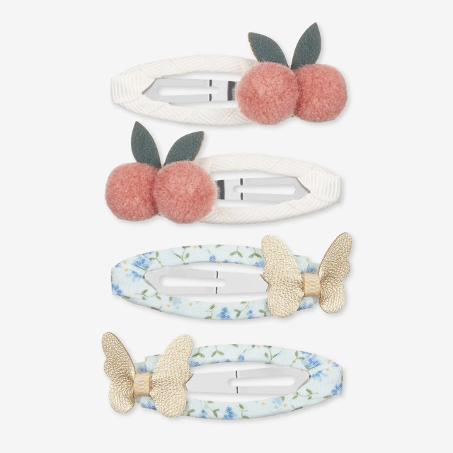 Mimi & Lula Cherry Butterfly Clic Clac Clips