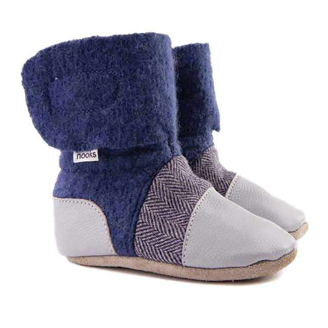 Nooks Design Booties - Deep Sea (18-24m)