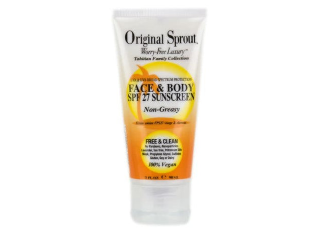 Original sprout face and body sunscreen-3oz