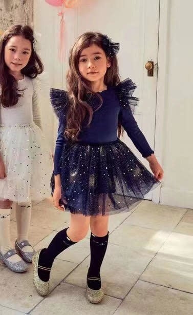 PH short sparkle tutu Navy