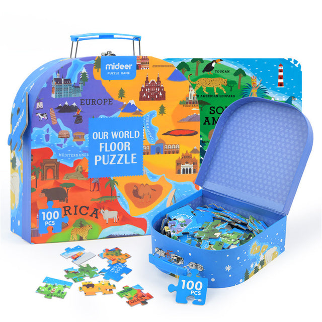 Mideer World Floor Puzzle (100pc)