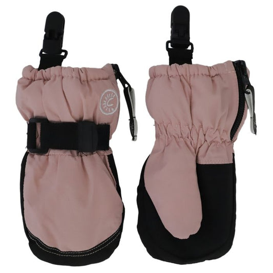 Calikids Waterproof Mitten with Clip - Rose