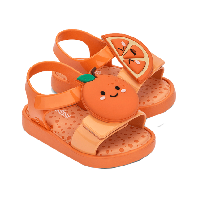 Mini Melissa Jump Fruitland Jelly Sandal - Orange