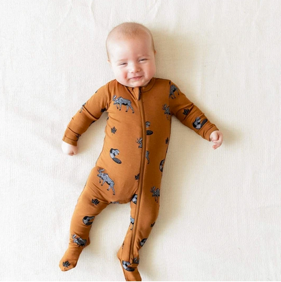 Kyte Baby Zippered Footie in Canadian