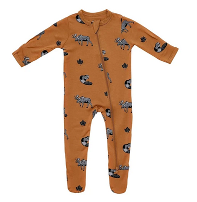 Kyte Baby Zippered Footie in Canadian