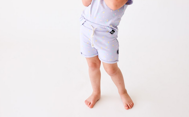 Whistle & Flute Sprinkles Bamboo Drawstring Shorts