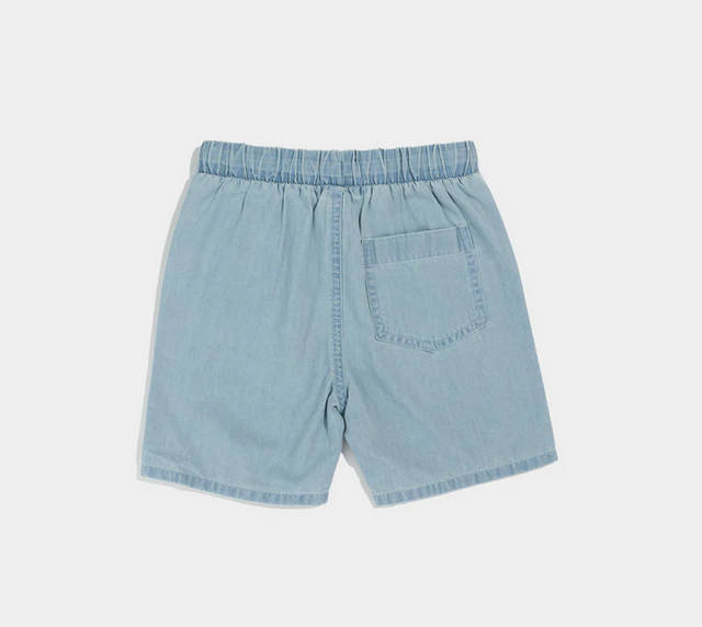 Mile The Label Chambray Boy's Shorts