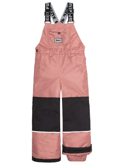 Deux Solid Overall snow pants - Rosy Brown