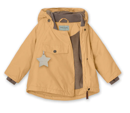 Mini A Ture Wang winter jacket -  Taffy Yellow