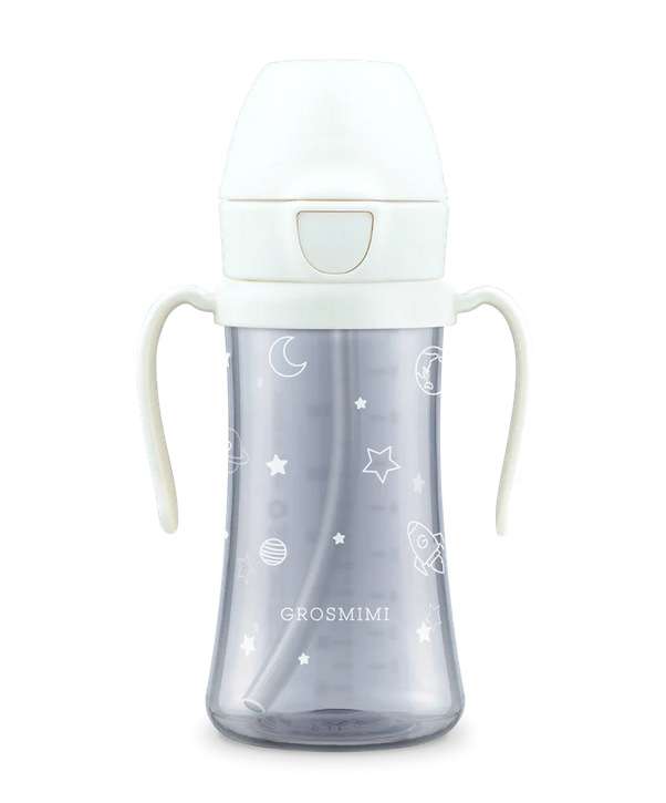 Grosmimi 300ml Space Straw Cup (White)