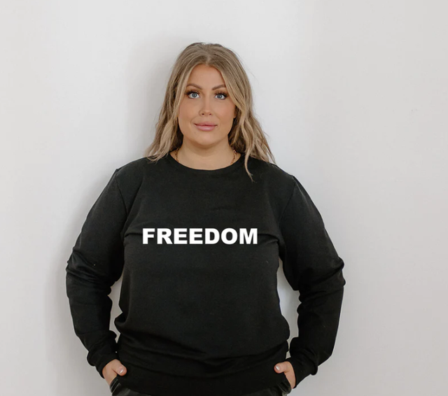 P&C Woman Freedom Crewneck (Black)