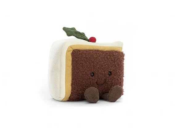 Jellycat Amuseable slice of Christmas Cake