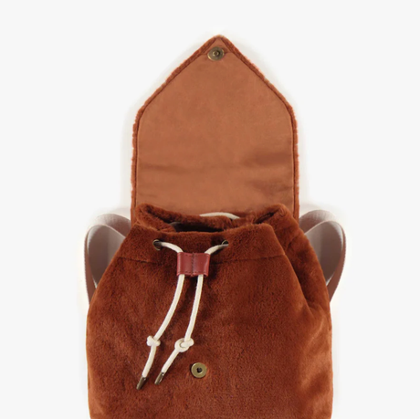 Souris Mini Fox backpack in faux fur