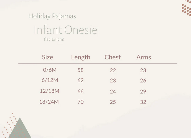 Current Tyed Infant Holiday Onsie - Holiday Tree Farm