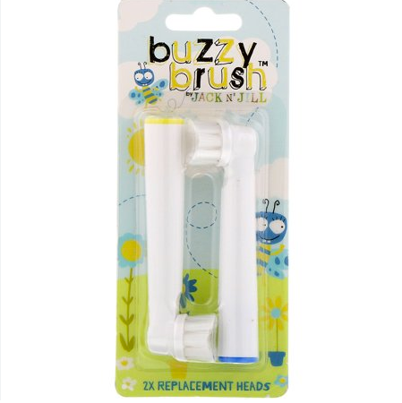 Jack N' Jill Buzzy Brish Replacement head 2 pk