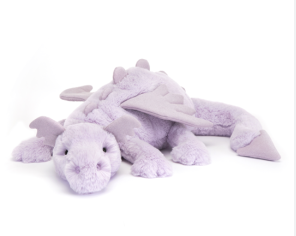 Jellycat Medium Lavender Dragon