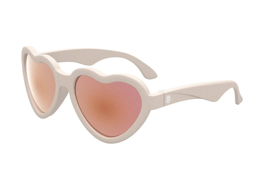 Babiators Hearts Polarized Sunglasses 6+  Sweet Cream