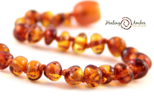 Healing Amber Caramel ~ Circle ~ 5.5 inch (clasp)