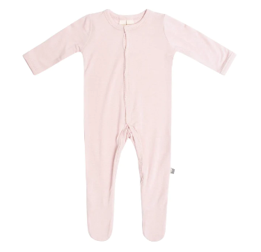 Kyte Baby Zippered Footie in Blush