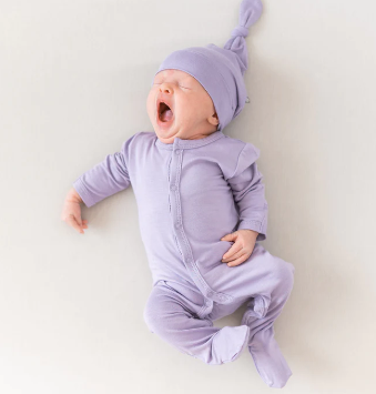 Kyte Baby Zippered Footie in Taro