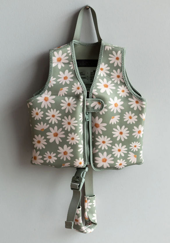 Current Tyed "Sea" You on Top Float Vests - Sage Daisies