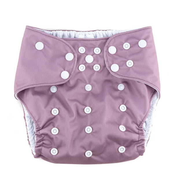 Reusable Swim Diapers (0m-3y+, 7-35lbs) - Purple