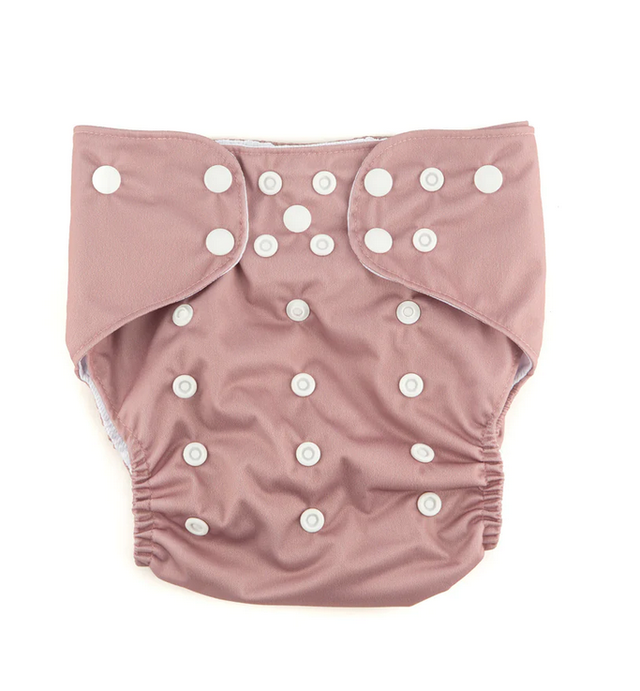 Reusable Swim Diapers (0m-3y+, 7-35lbs) - Blush