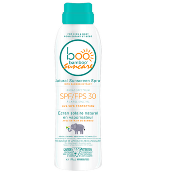 Boo Bamboo SPF 30 Kids & Baby Sunscreen Spray