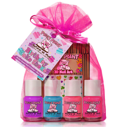 Piggy Paint Set Birthday Cake Shake