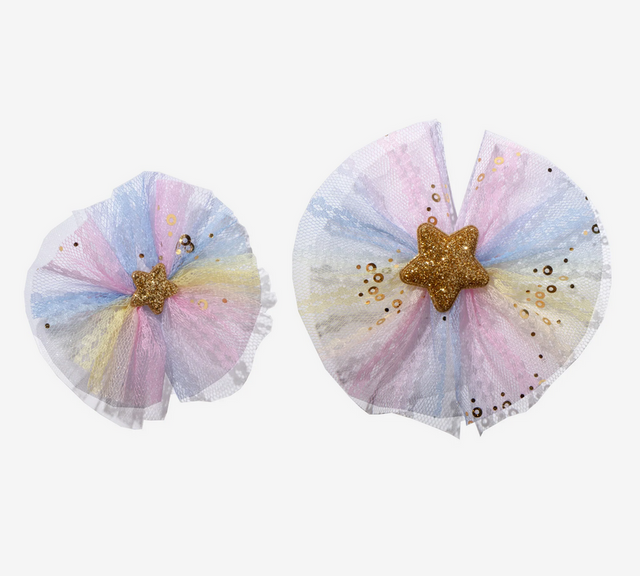 Petite Hailey Lace Tutu Clip (Purple Multi)