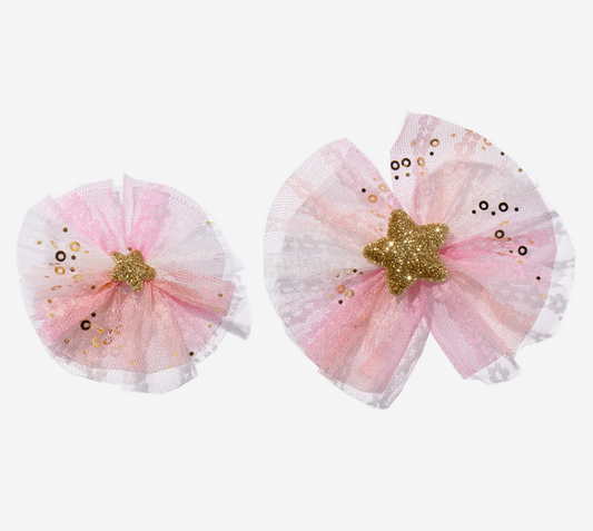Petite Hailey Lace Tutu Clip (Pink Multi)