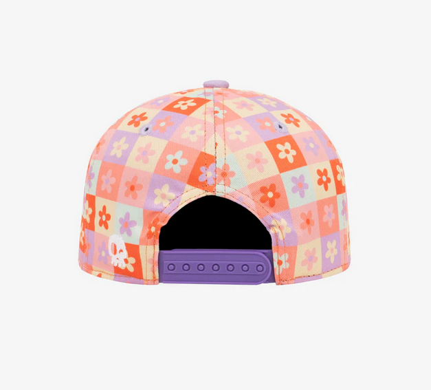 Headster Quilty Flower Snapback Squash