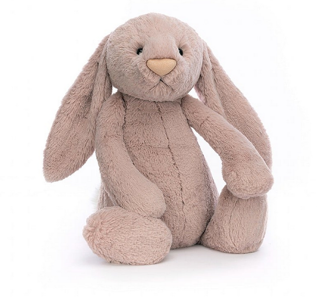 Jellycat Big Bashful Luxe Rosa Bunny