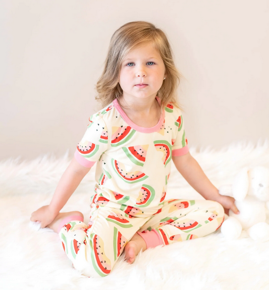 Grogu™ Women's Short Sleeve Bamboo Viscose Pajama Top - Little