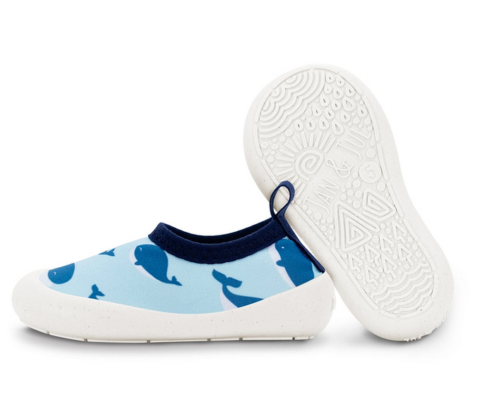 Jan & Jul Kids Water Shoes - Blue Whale