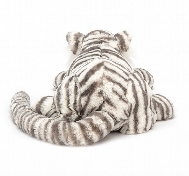 Jellycat little Sacha Snow Tiger