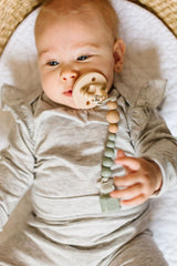 LLP Pacifier Clip (Silver Sage)