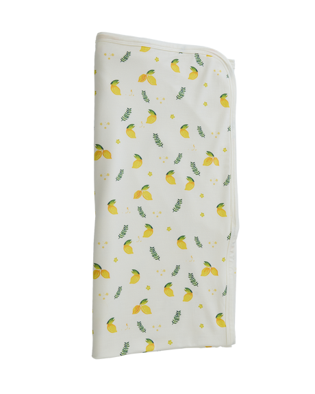 Blara Organic Lemon Print Blanket 100x100cm (Copy)
