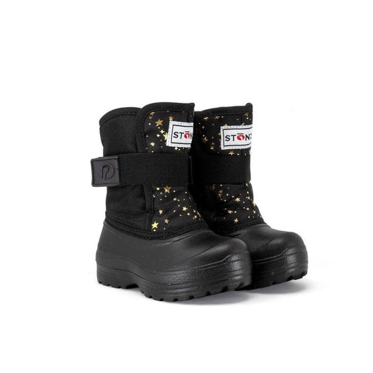 Stonz Scout Boots (Black/Gold Star Print)