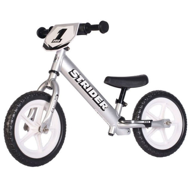 Strider Balance Bike Pro 12  Silver