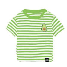 Whistle & Flute Striped Avocado Tee