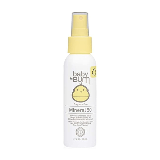 Sun Bym Baby Bum  Mineral Sunscreen Spray Lotion  SPF 50