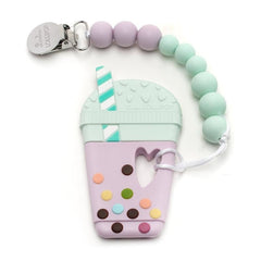 Lollipop Silicone Teether GEM Set (Taro bbt)