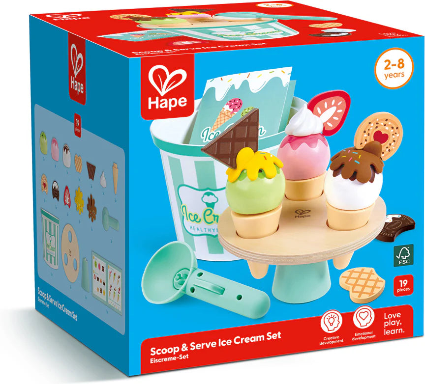 Hape Scoop & Serve Ice Cream Set